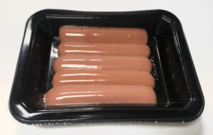 sausage skin pack tray sealing